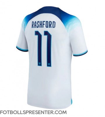 England Marcus Rashford #11 Hemma Matchtröja VM 2022 Kortärmad